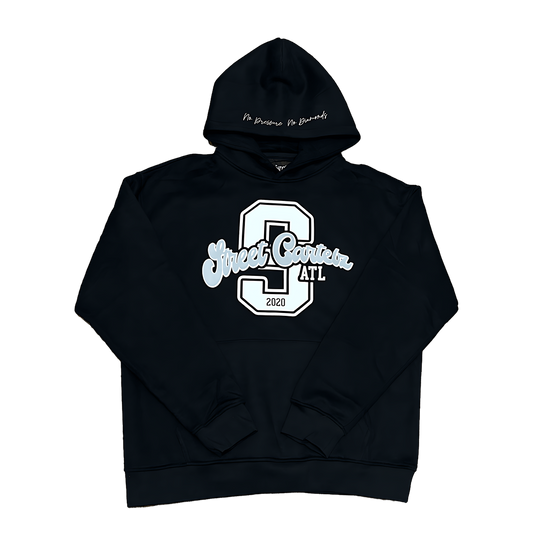 “No Pressure No Diamonds” Hoodie (Black/Grey/White)